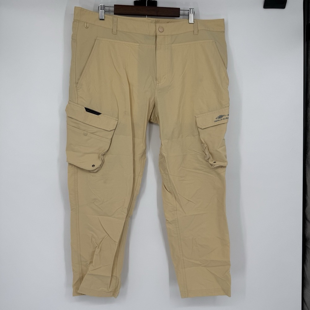 Grundens Breakwater‎ Cargo Pants Mens 42R Stretch Nylon Fishing Outdoor Hiking